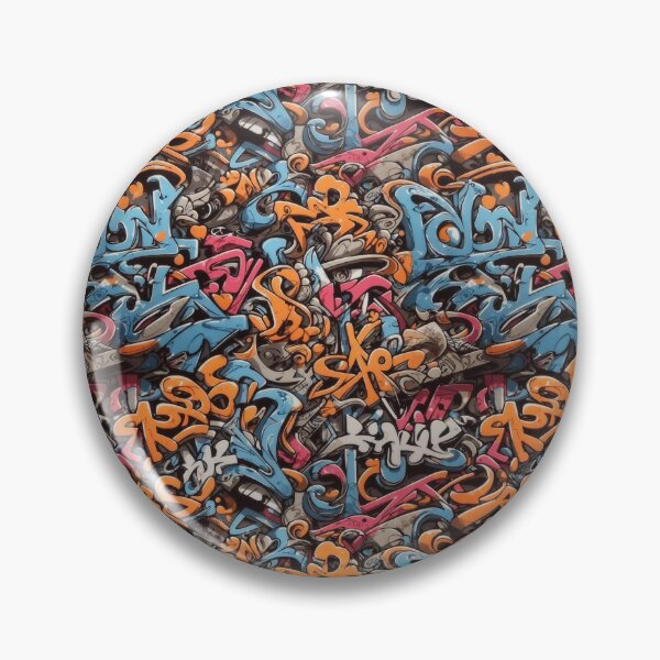 Item preview, Graffiti Pattern designed and sold by Imaginaria Inkworks.