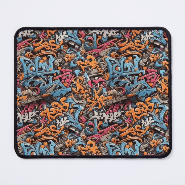Item preview, Graffiti Pattern designed and sold by Imaginaria Inkworks.