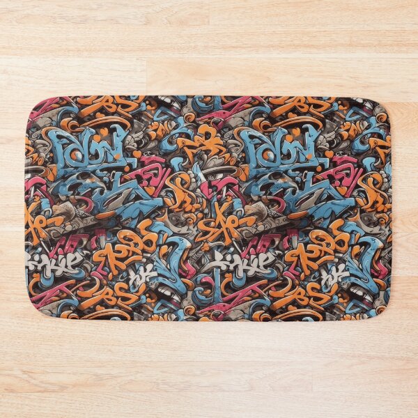 Item preview, Graffiti Pattern designed and sold by Imaginaria Inkworks.