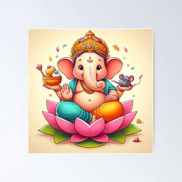 HD wallpaper: Cute Ganesha, blue Ganesha illustration, God, Lord Ganesha,  hindu | Wallpaper Flare