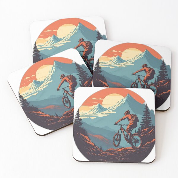 Item preview, Siluet mountain bike in downhill designed and sold by Abhijeet117.