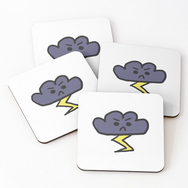 Item preview, cute storm cloud designed and sold by sehrishsunrise.