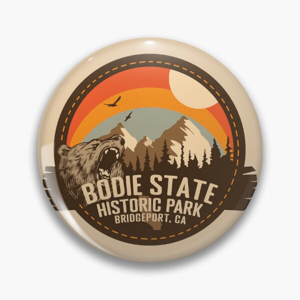 Item preview, Bodie State Historic Park California - CA Retro Souvenir Badge designed and sold by mountainfad.