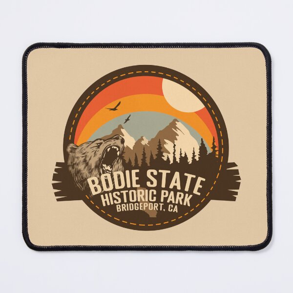 Item preview, Bodie State Historic Park California - CA Retro Souvenir Badge designed and sold by mountainfad.
