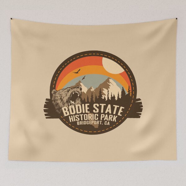 Item preview, Bodie State Historic Park California - CA Retro Souvenir Badge designed and sold by mountainfad.
