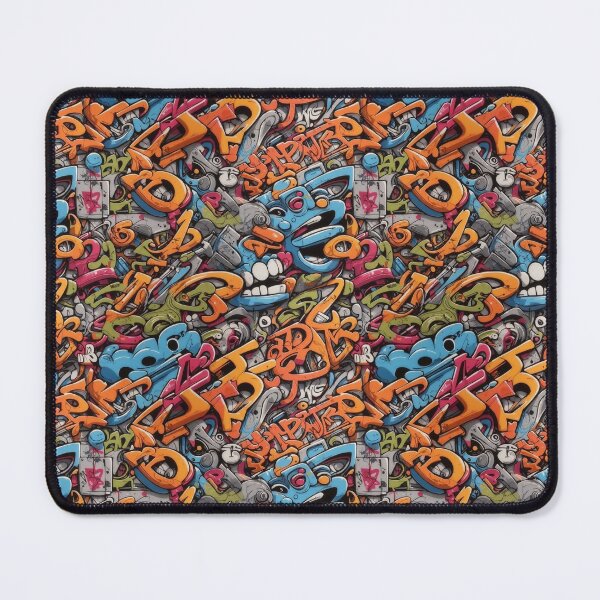 Item preview, Graffiti Pattern designed and sold by Imaginaria Inkworks.