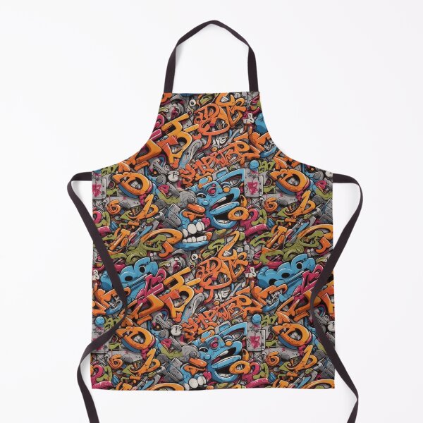 Item preview, Graffiti Pattern designed and sold by Imaginaria Inkworks.