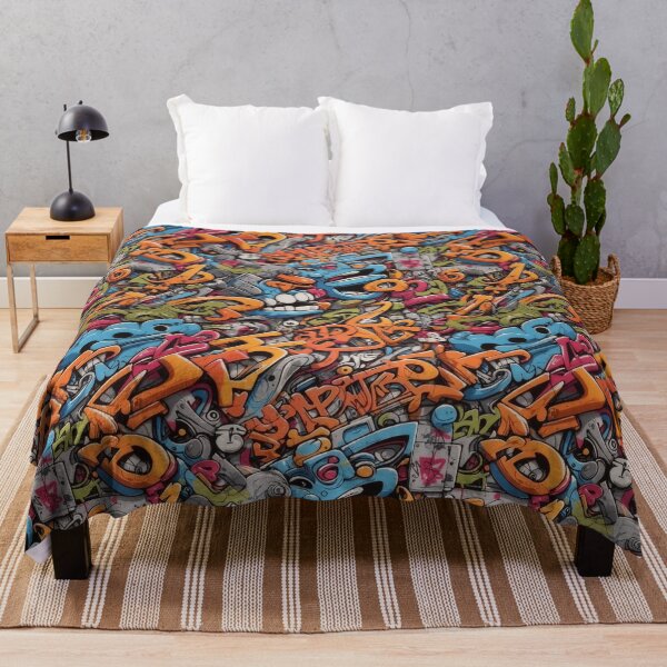 Item preview, Graffiti Pattern designed and sold by Imaginaria Inkworks.