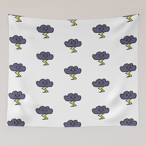 Item preview, cute storm cloud designed and sold by sehrishsunrise.