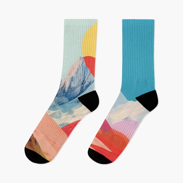Item preview, Red/Blue/Yellow Geometric Abstract Mountain designed and sold by dcrc.