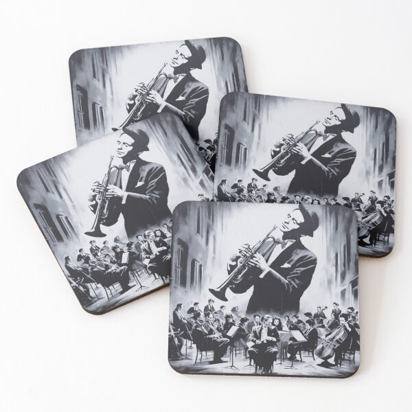 Item preview, George Gershwin Street Art portrait designed and sold by ElLocoMus.