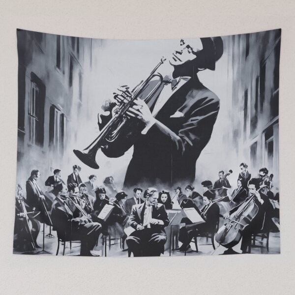 Item preview, George Gershwin Street Art portrait designed and sold by ElLocoMus.