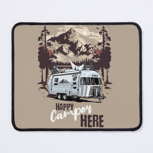 Item preview, Happy camper - Campingworld - Rv Resort - Outdoor Activities - Adventurous Days Out - Outdoor life – Exploretheworld designed and sold by JansenGS.