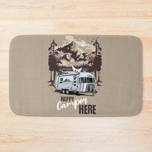 Item preview, Happy camper - Campingworld  - Rv Resort - Outdoor Activities - Adventurous Days Out -  Outdoor life – Exploretheworld  designed and sold by JansenGS.