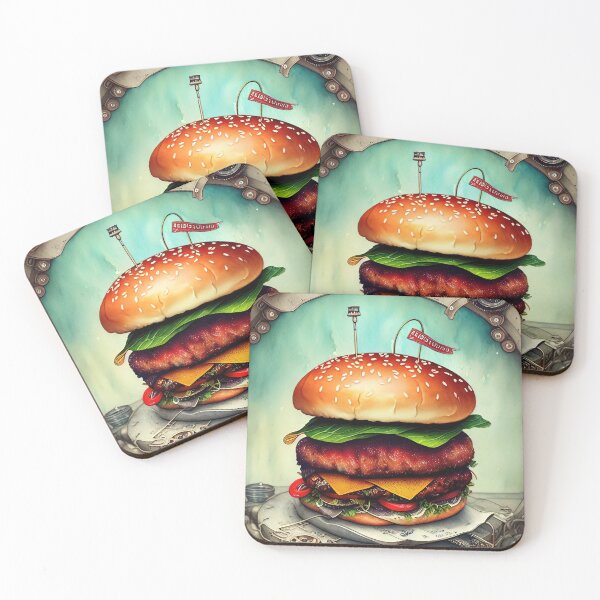 Item preview, Hamburger, hungry, snack, kids, children, delicious, sea, ocean, pirate designed and sold by Cyber Kids.
