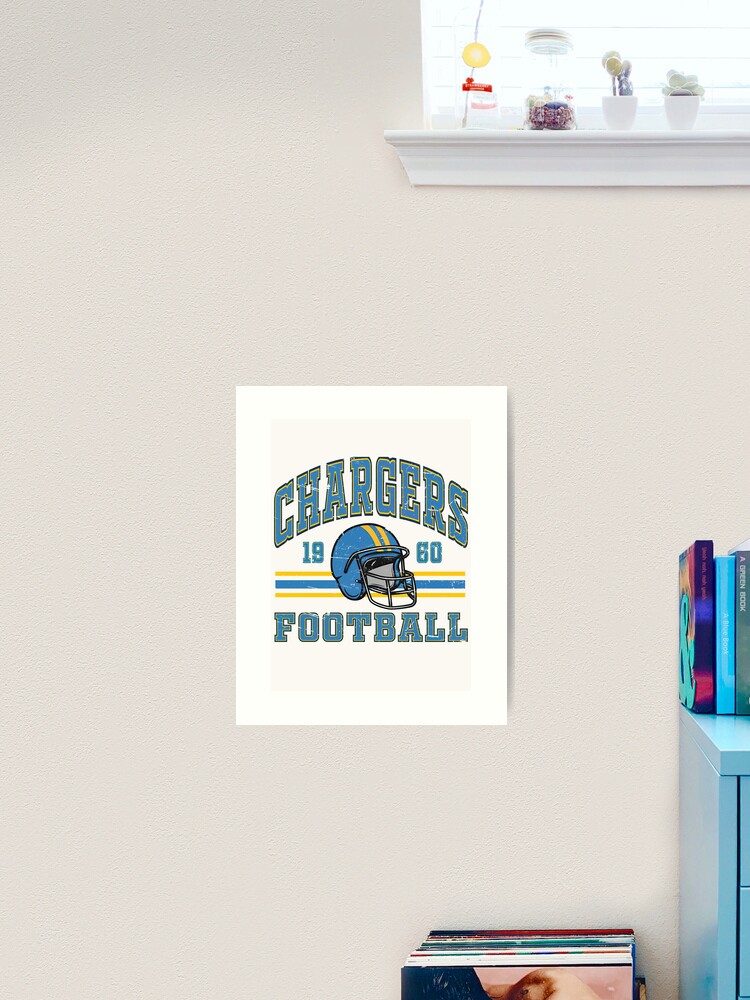 Los Angeles Chargers - SoFi Stadium Vintage Football Print