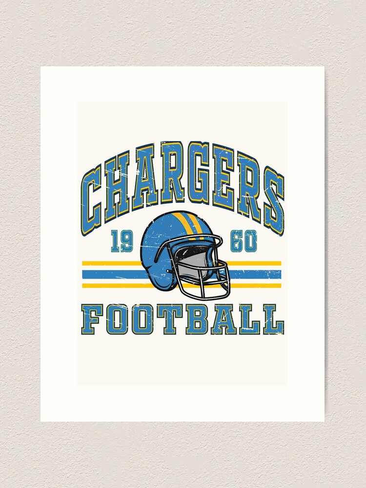 Los Angeles Chargers - SoFi Stadium Vintage Football Print