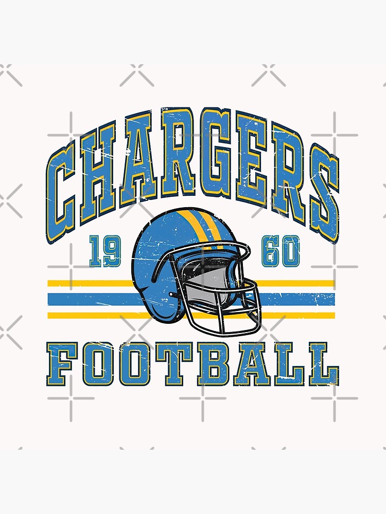 Los Angeles Chargers Helmet Retro