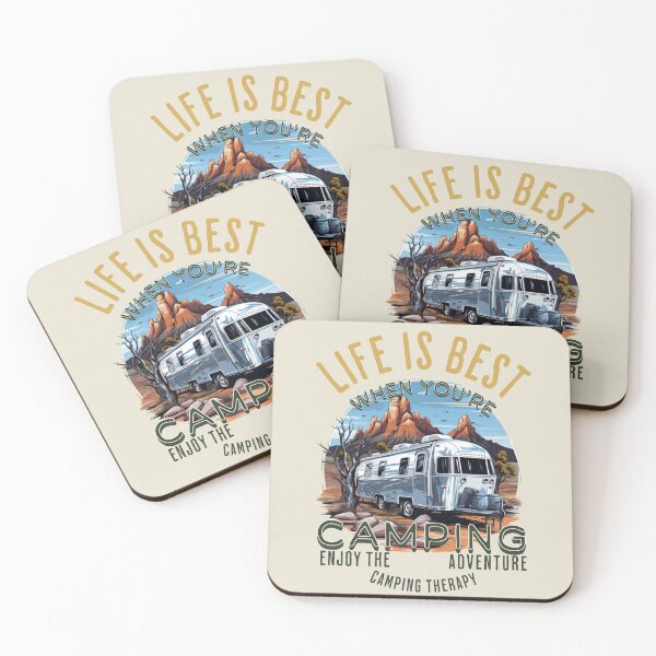 Item preview, Happy camper - Campingworld  - Rv Resort - Outdoor Activities - Adventurous Days Out -  Outdoor life – Exploretheworld  designed and sold by JansenGS.