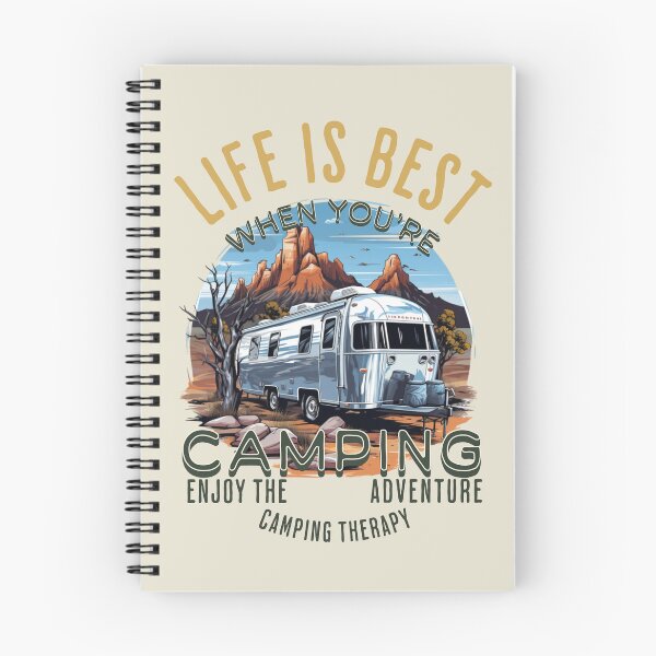 Item preview, Happy camper - Campingworld  - Rv Resort - Outdoor Activities - Adventurous Days Out -  Outdoor life – Exploretheworld  designed and sold by JansenGS.