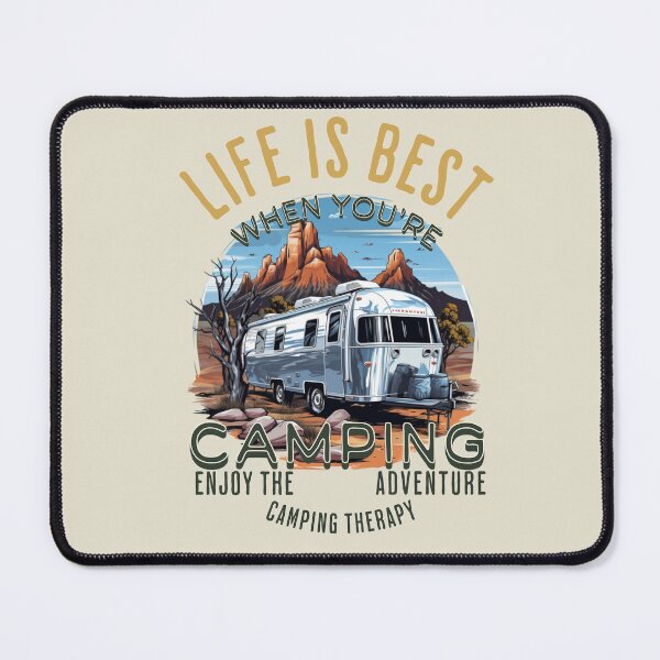 Item preview, Happy camper - Campingworld - Rv Resort - Outdoor Activities - Adventurous Days Out - Outdoor life – Exploretheworld designed and sold by JansenGS.