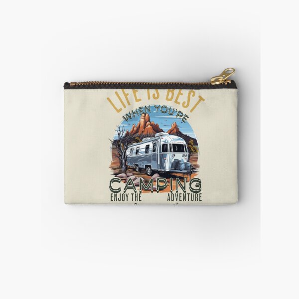 Item preview, Happy camper - Campingworld  - Rv Resort - Outdoor Activities - Adventurous Days Out -  Outdoor life – Exploretheworld  designed and sold by JansenGS.