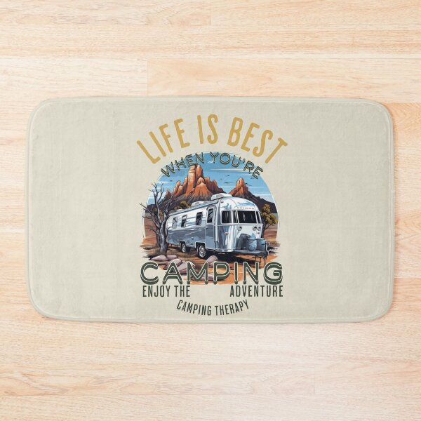 Item preview, Happy camper - Campingworld  - Rv Resort - Outdoor Activities - Adventurous Days Out -  Outdoor life – Exploretheworld  designed and sold by JansenGS.