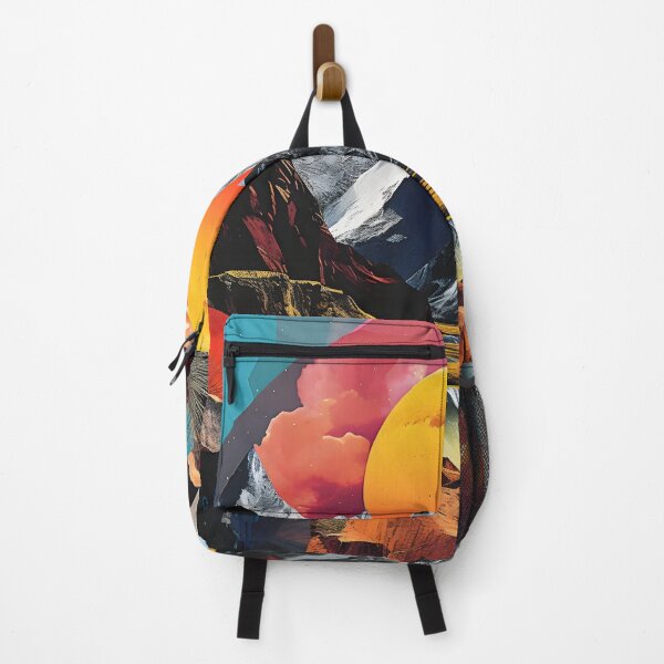 Item preview, Red/Orange/Blue Geometric Abstract Mountain designed and sold by dcrc.