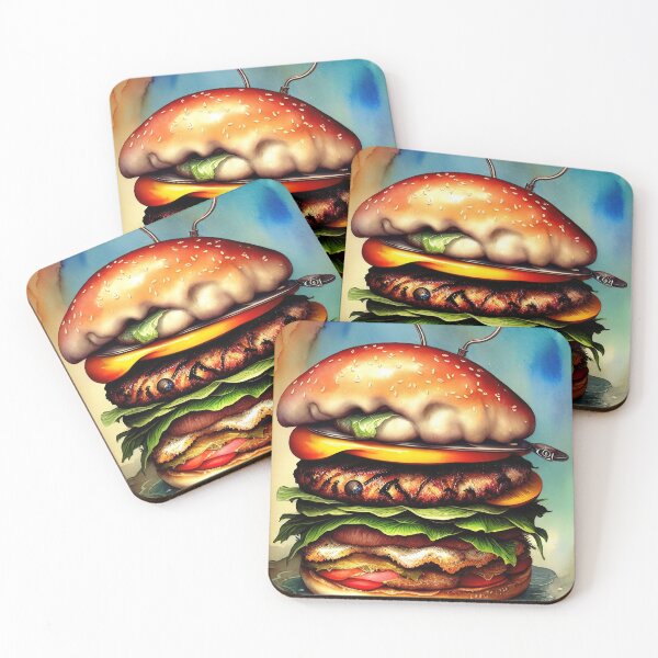 Item preview, Hamburger, hungry, snack, kids, children, delicious, sea, ocean, pirate designed and sold by Cyber Kids.