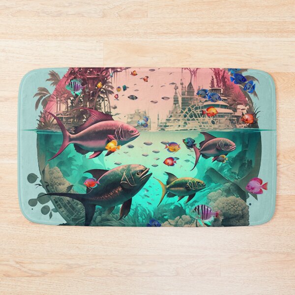 Item preview, Trippy Torpical Fish designed and sold by WallGarden.