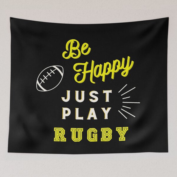Item preview, Be Happy Just Play Rugby designed and sold by Theia-Creations.