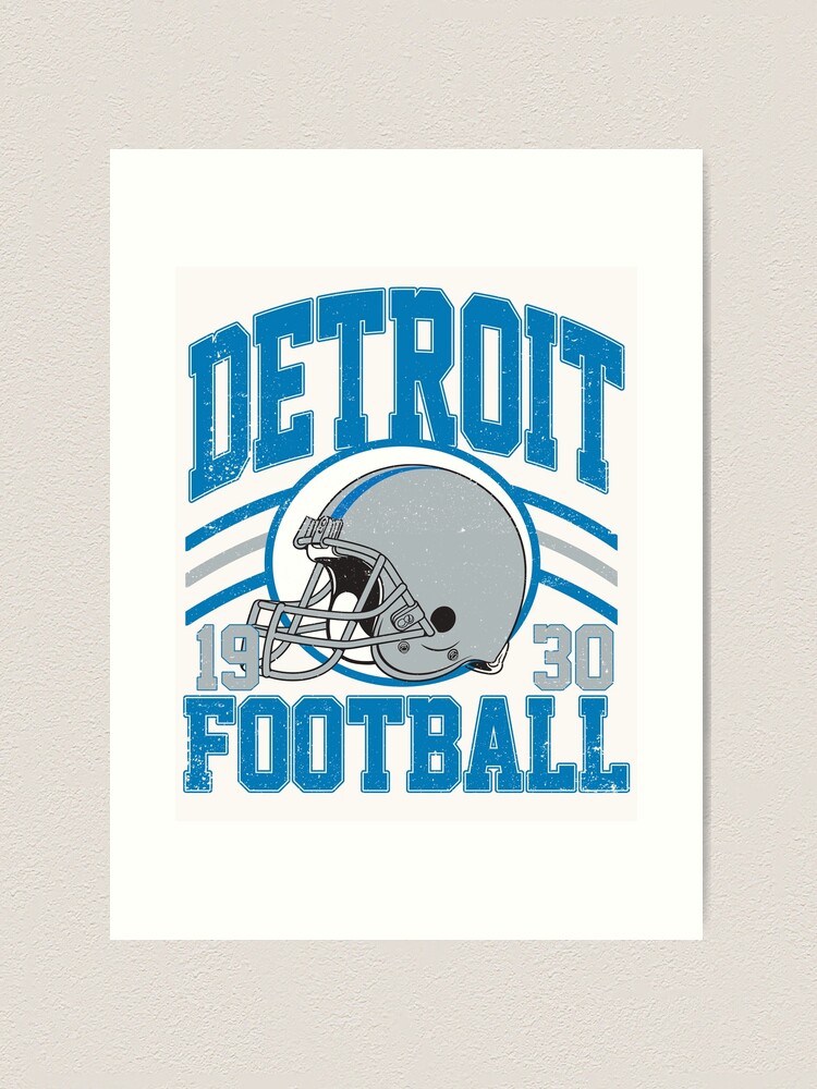 Detroit Lions Football Metal Sign Football Signs Gift for Fans