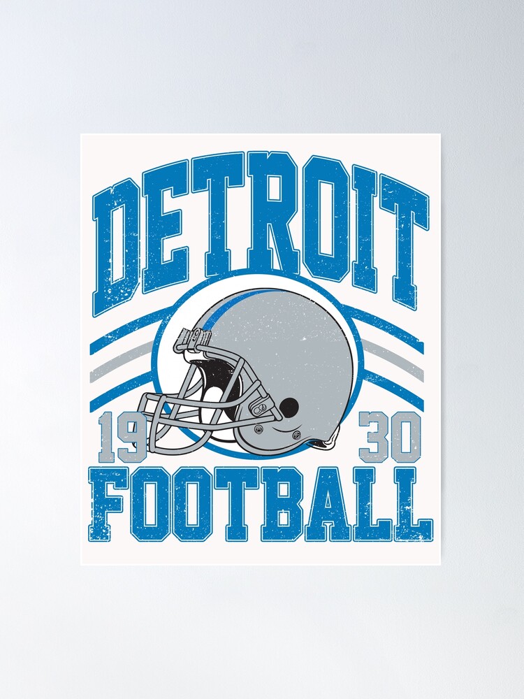 Detroit Lions Throwback Logo Patch - Vintage Detroit Collection