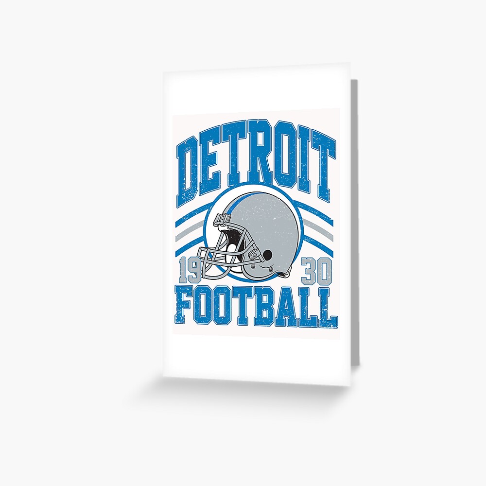 Vintage Football - Detroit Lions (Blue Detroit Wordmark) Magnet for Sale  by mollasani