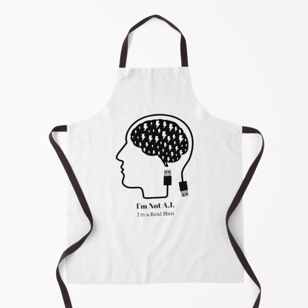 Item preview, I'm not A.I. - I'm a real man | Innovation Invasion designed and sold by Thinglish Lifestyle.