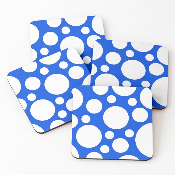 Item preview, Simple Blue Abstract Polka dot Pattern designed and sold by PMCreative.