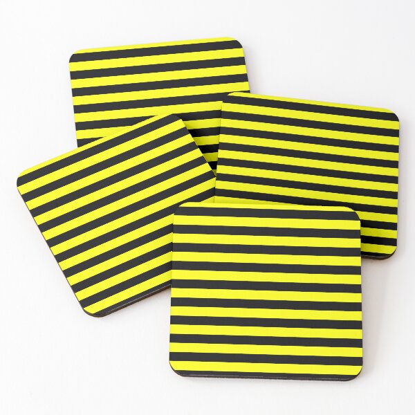 Item preview, Yellow Black Stripes designed and sold by PatternTitan.