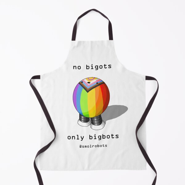Item preview, No Bigots: Only Bigbots designed and sold by smolrobots.