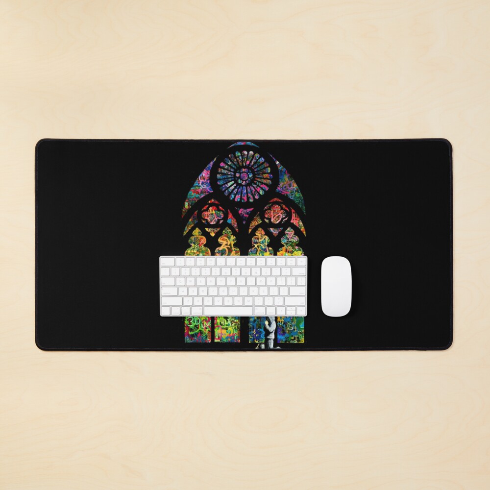 Item preview, Desk Mat designed and sold by WE-ARE-BANKSY.