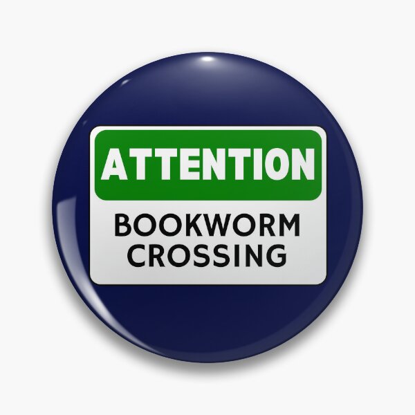 Item preview, Attention - Bookworm Crossing designed and sold by Sir Meow Meow.