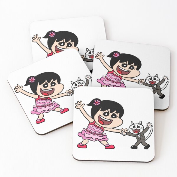Item preview, A girl dancing with cat designed and sold by bubboboon.