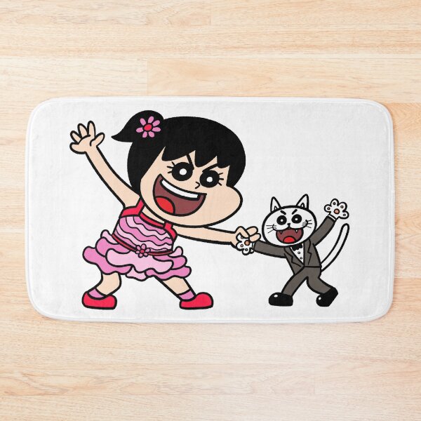 Item preview, A girl dancing with cat designed and sold by bubboboon.