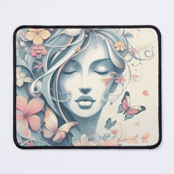 Item preview, #sketch, #woman, #head, #flowe designed and sold by KICIART.