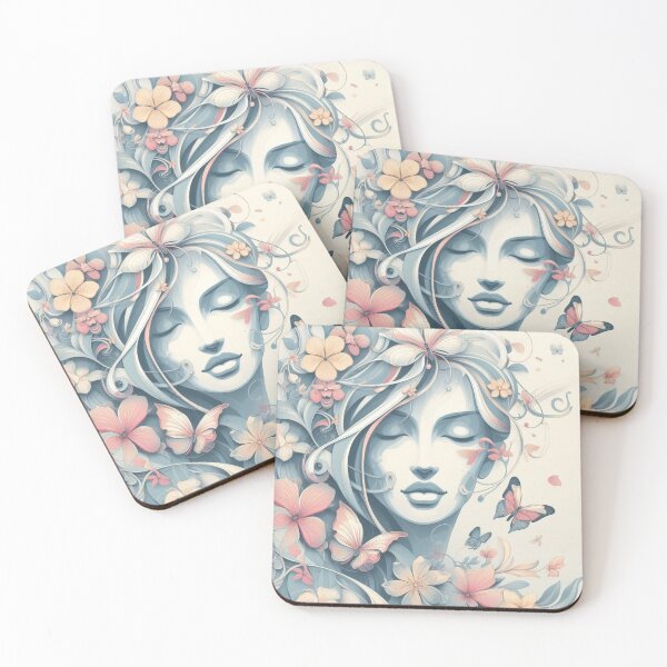 Item preview, #sketch, #woman, #head, #flowe designed and sold by KICIART.