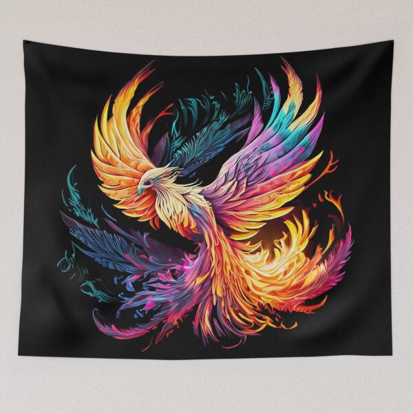 Item preview, mythical flying phoenix designed and sold by czarnyfeniks.
