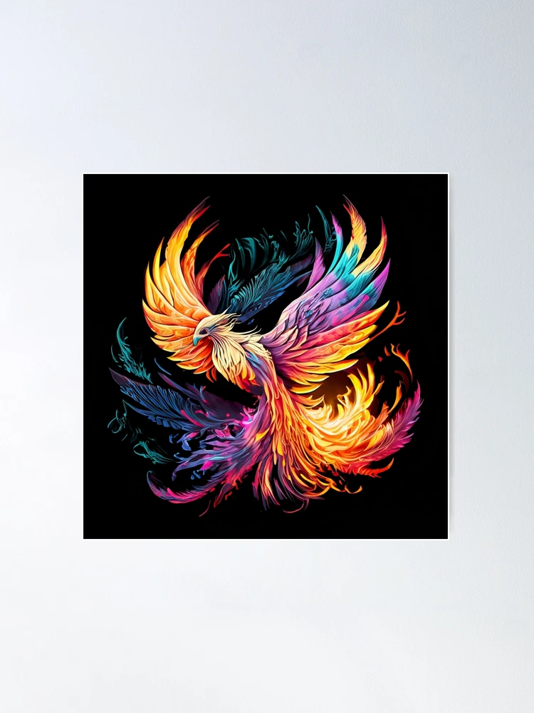 2024 Mystical Phoenix Poster Painting canvas 12*18inch