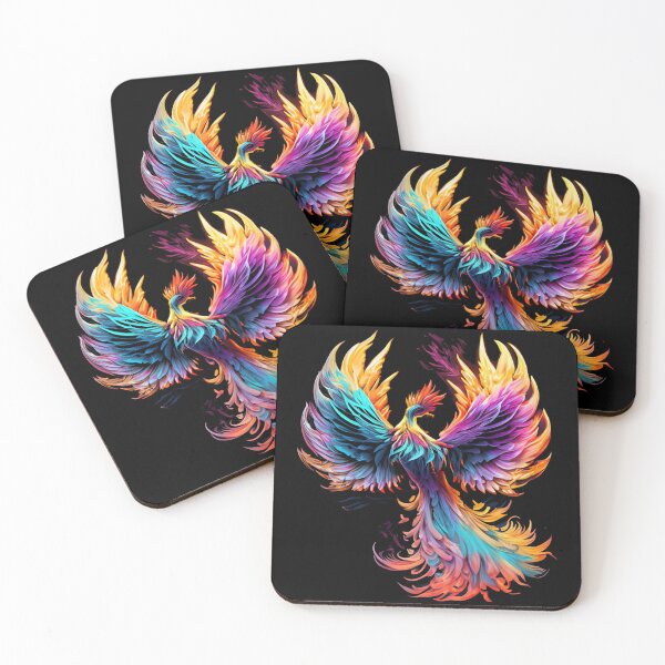 Item preview, mythical flying phoenix designed and sold by czarnyfeniks.