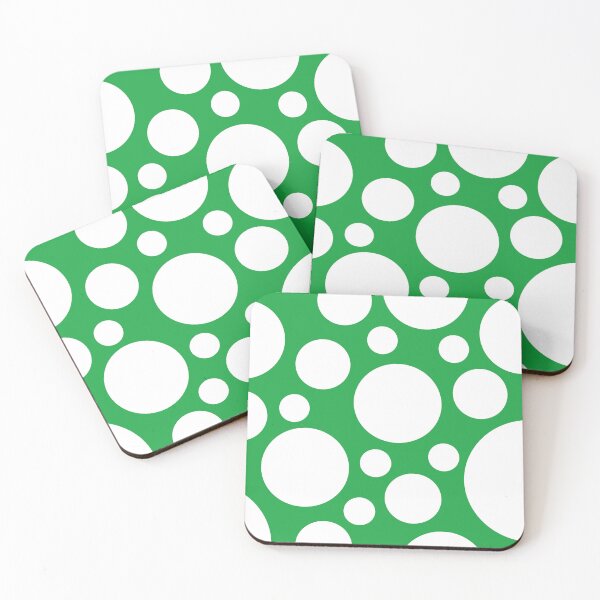 Item preview, Simple Green Abstract Polka dot Pattern designed and sold by PMCreative.