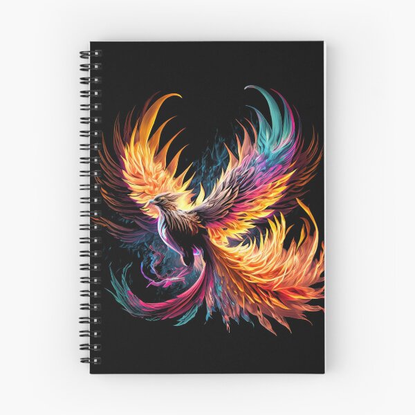 Item preview, mythical flying phoenix designed and sold by czarnyfeniks.