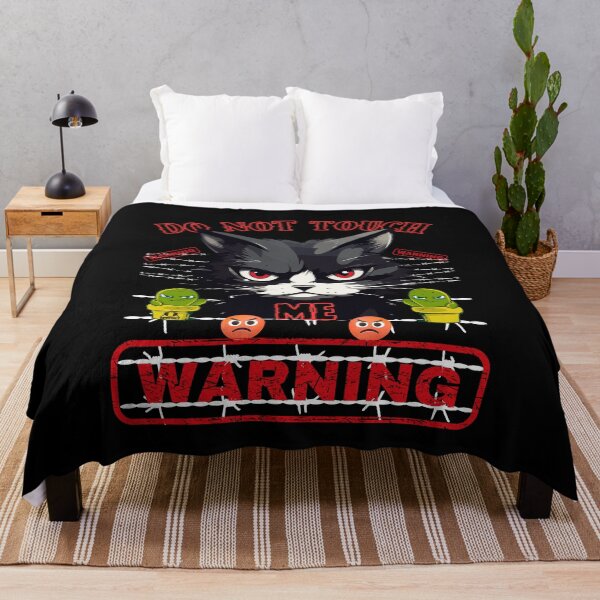 Item preview, DON'T TOUCH THE ANGRY CAT Fun Feline Design designed and sold by ej-sulu.